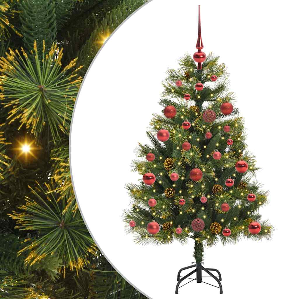 vidaXL Sztuczna Choinka z Zawieszkami Zielony 120 cm