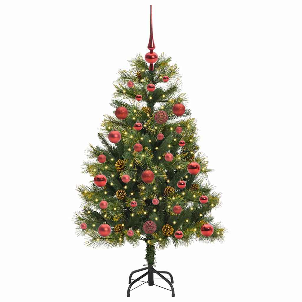vidaXL Sztuczna Choinka z Zawieszkami Zielony 120 cm