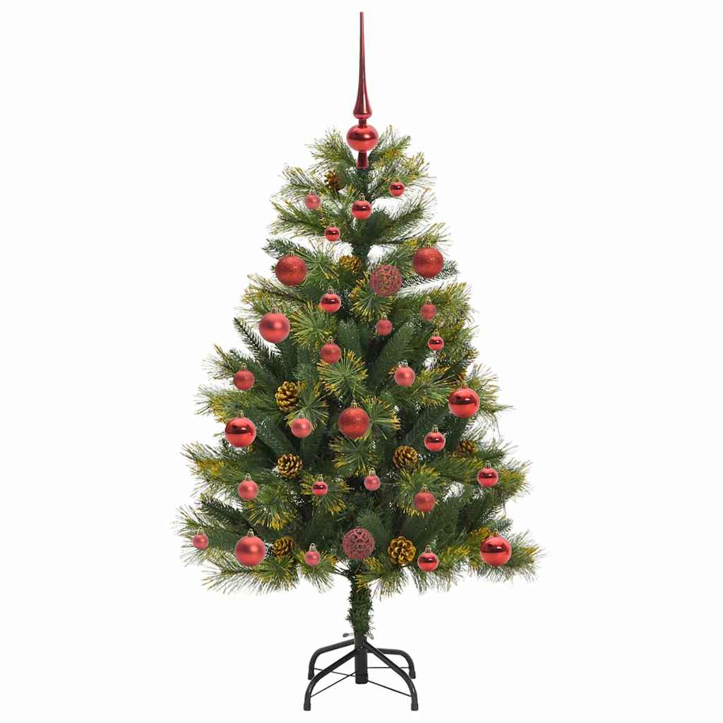 vidaXL Sztuczna Choinka z Zawieszkami Zielony 120 cm