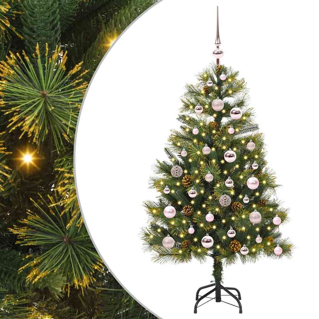 vidaXL Sztuczna Choinka z Zawieszkami Zielony 120 cm