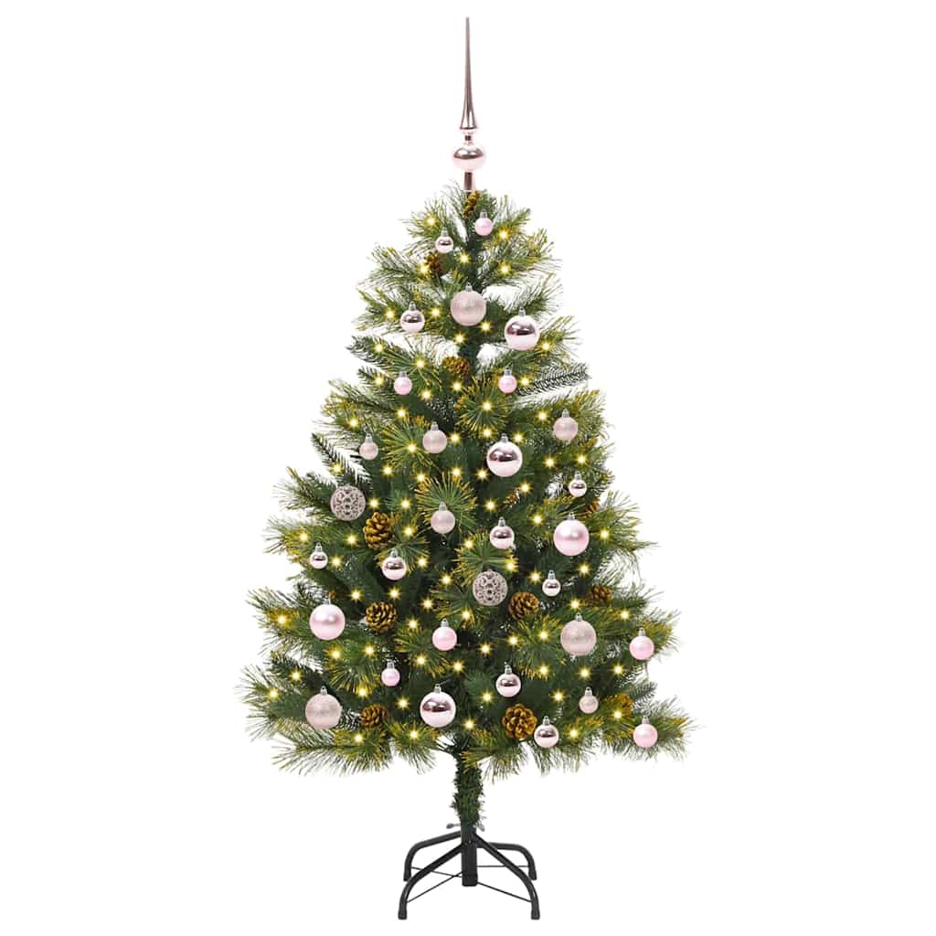 vidaXL Sztuczna Choinka z Zawieszkami Zielony 120 cm