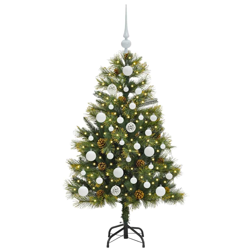 vidaXL Sztuczna Choinka z Zawieszkami Zielony 120 cm