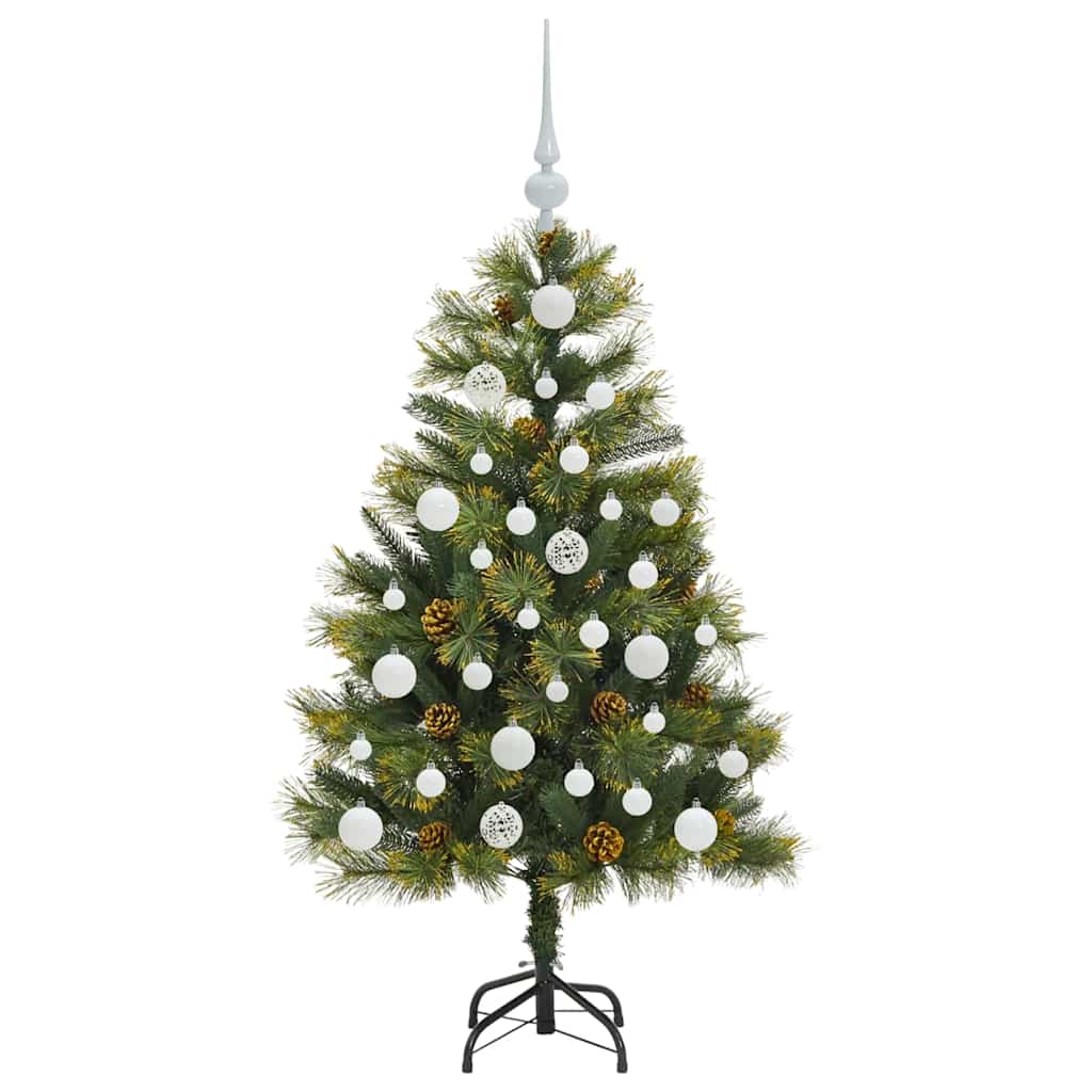 vidaXL Sztuczna Choinka z Zawieszkami Zielony 120 cm
