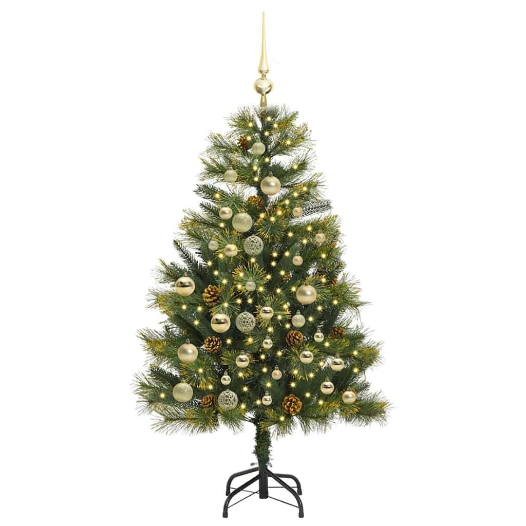 vidaXL Sztuczna Choinka z Zawieszkami Zielony 120 cm