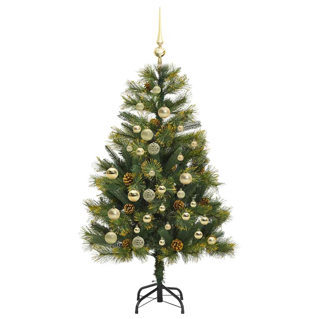 vidaXL Sztuczna Choinka z Zawieszkami Zielony 120 cm