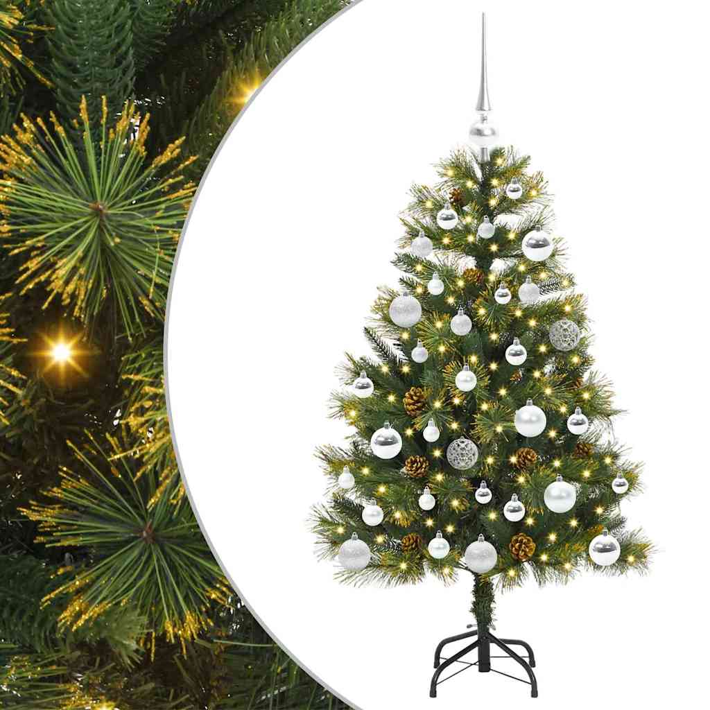 vidaXL Sztuczna Choinka z Zawieszkami Zielony 120 cm