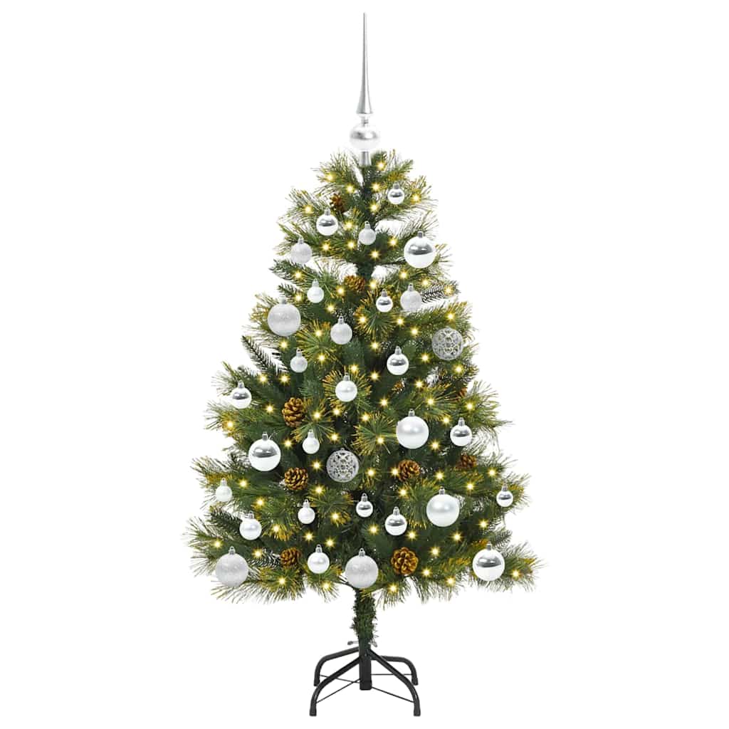 vidaXL Sztuczna Choinka z Zawieszkami Zielony 120 cm
