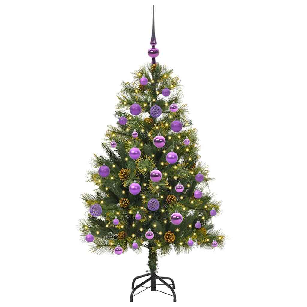 vidaXL Sztuczna Choinka z Zawieszkami Zielony 120 cm