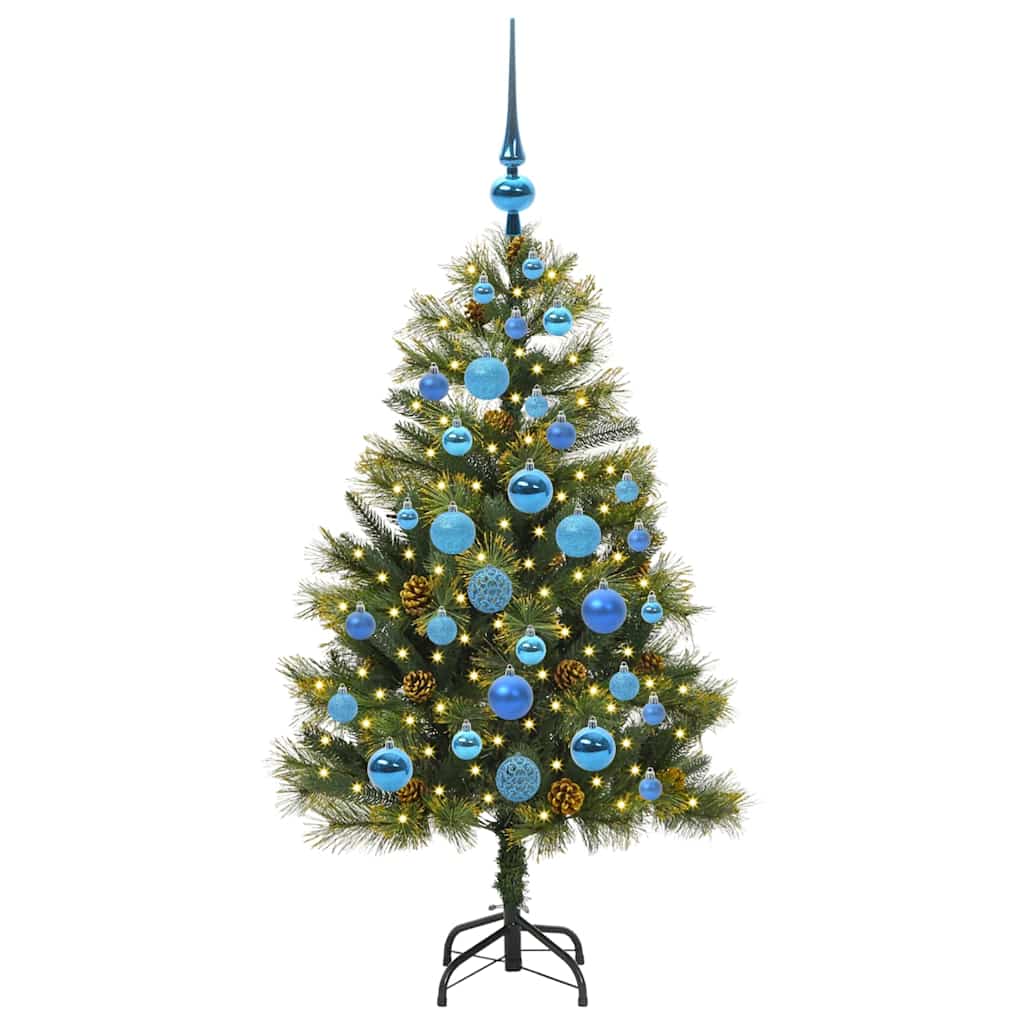 vidaXL Sztuczna Choinka z Zawieszkami Zielony 120 cm
