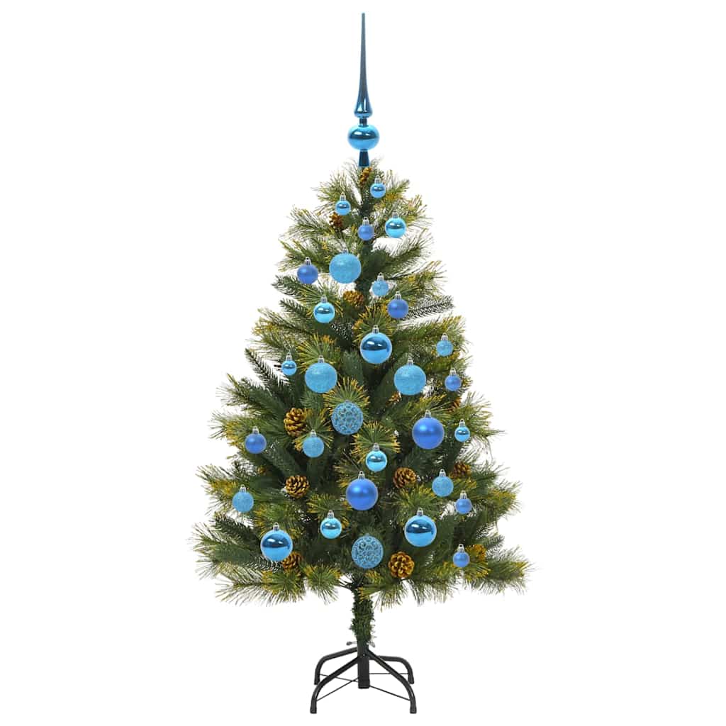 vidaXL Sztuczna Choinka z Zawieszkami Zielony 120 cm