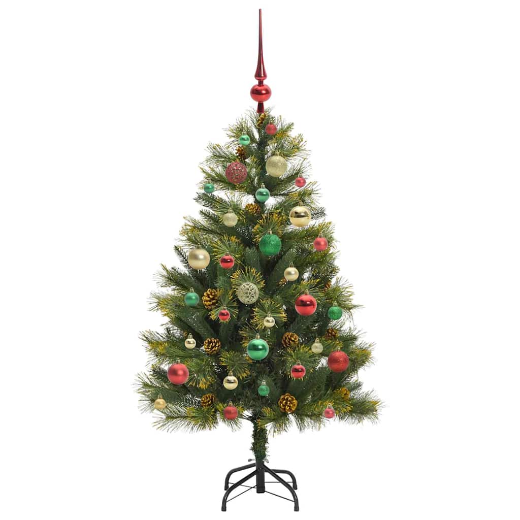 vidaXL Sztuczna Choinka z Zawieszkami Zielony 120 cm