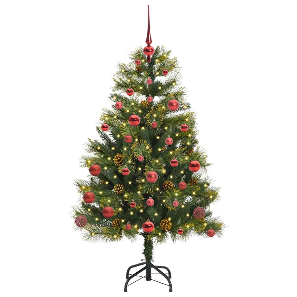 vidaXL Sztuczna Choinka z Zawieszkami Zielony 150 cm