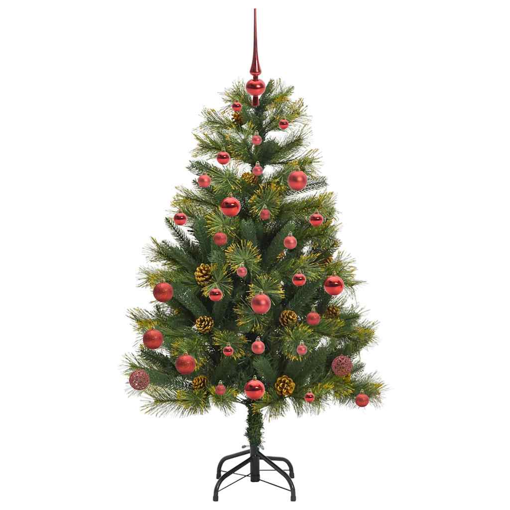 vidaXL Sztuczna Choinka z Zawieszkami Zielony 150 cm