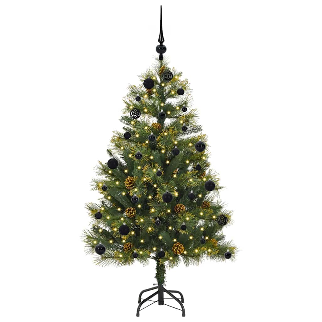 vidaXL Sztuczna Choinka z Zawieszkami Zielony 150 cm