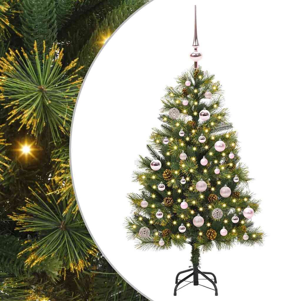 vidaXL Sztuczna Choinka z Zawieszkami Zielony 150 cm