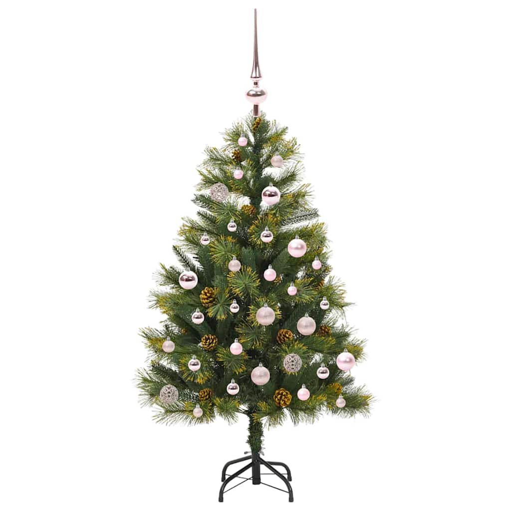 vidaXL Sztuczna Choinka z Zawieszkami Zielony 150 cm