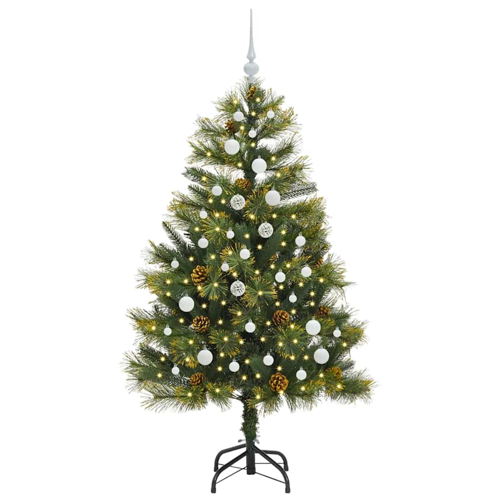 vidaXL Sztuczna Choinka z Zawieszkami Zielony 150 cm