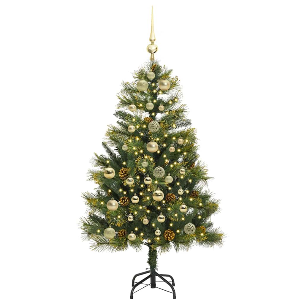 vidaXL Sztuczna Choinka z Zawieszkami Zielony 150 cm