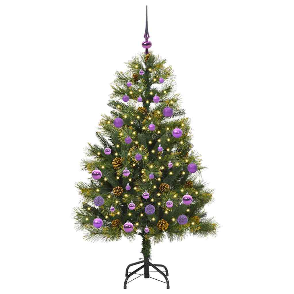 vidaXL Sztuczna Choinka z Zawieszkami Zielony 150 cm