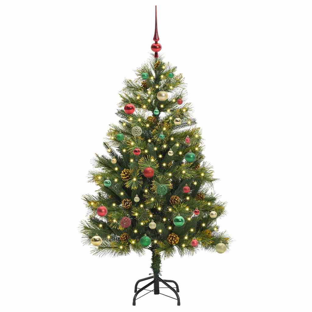 vidaXL Sztuczna Choinka z Zawieszkami Zielony 150 cm