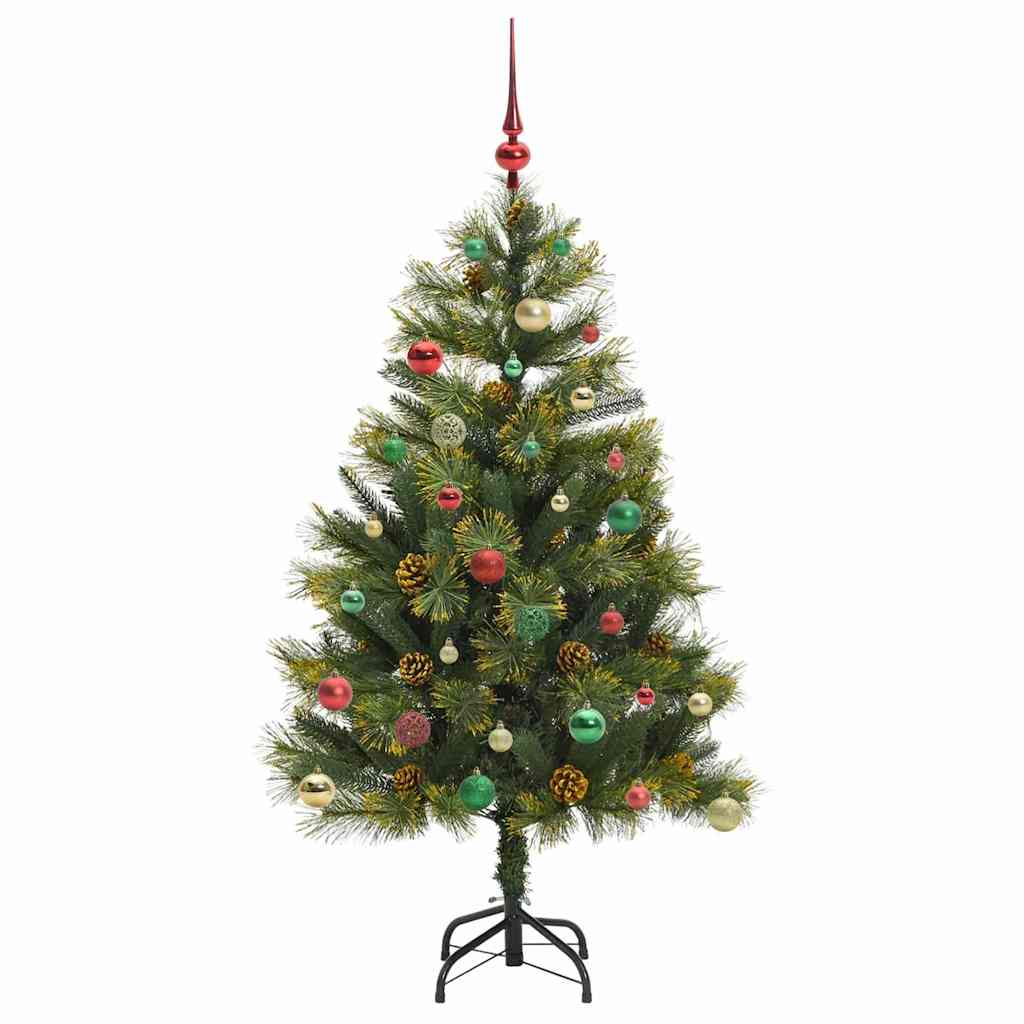 vidaXL Sztuczna Choinka z Zawieszkami Zielony 150 cm