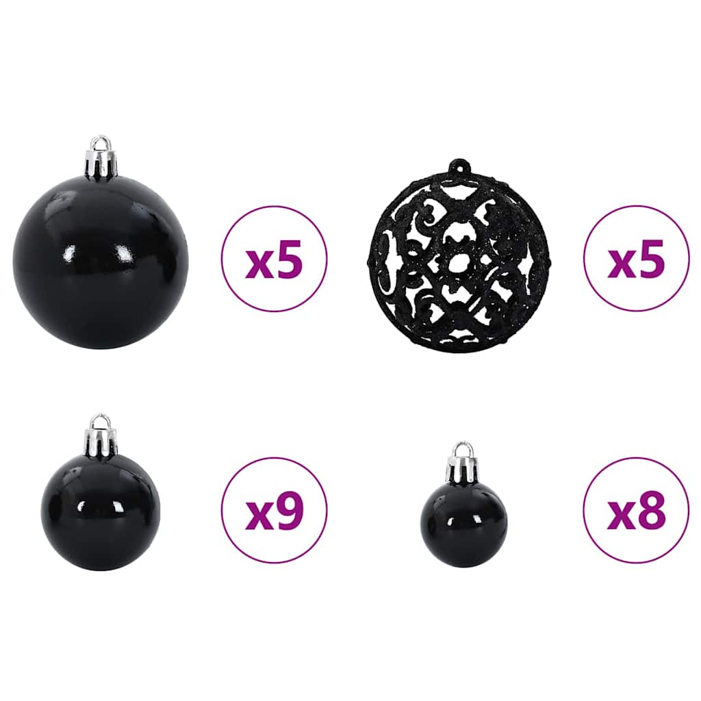 vidaXL Sztuczna choinka Zielony 120 cm PVC, plastik i stal