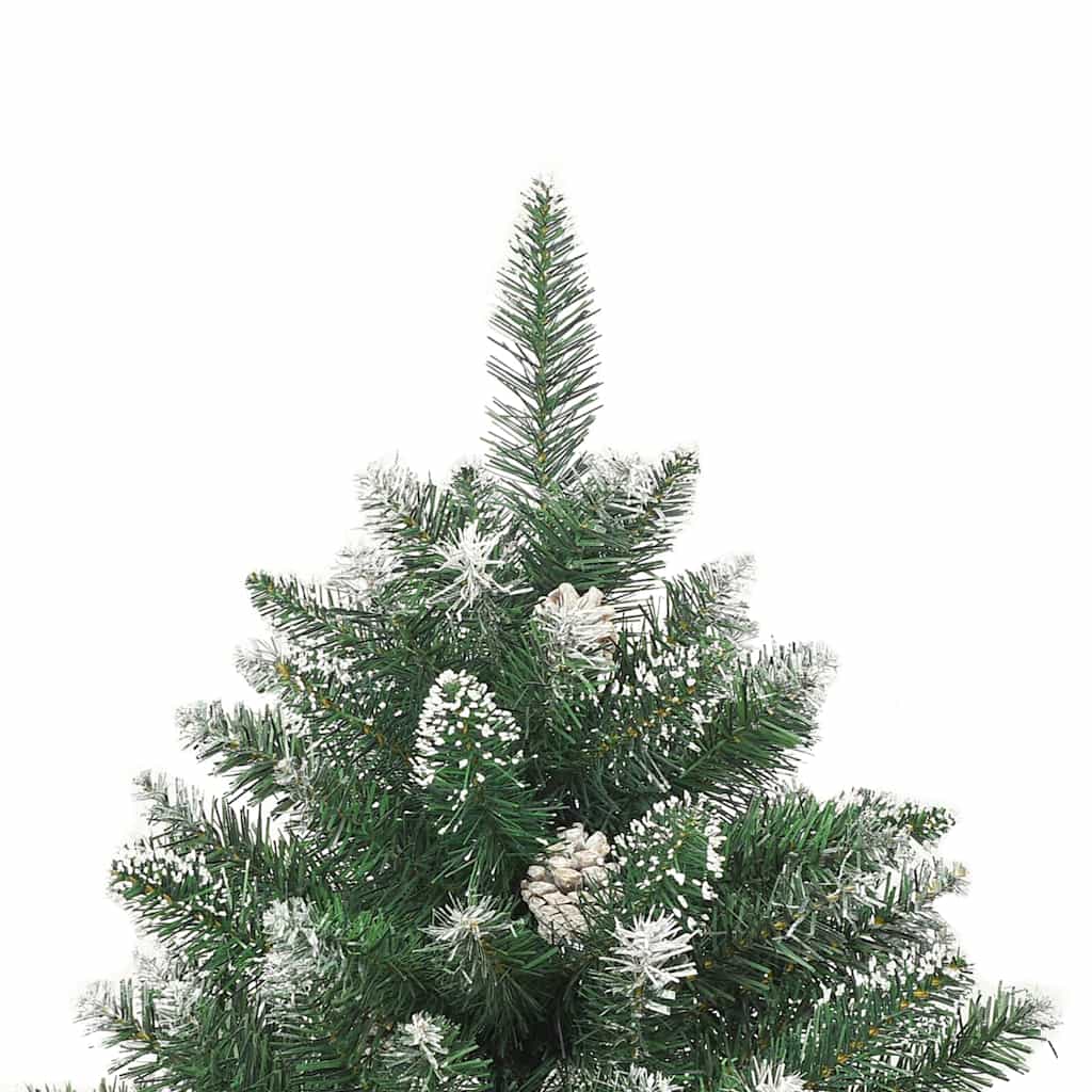 vidaXL Sztuczna choinka Zielony 180 cm PVC, plastik i stal