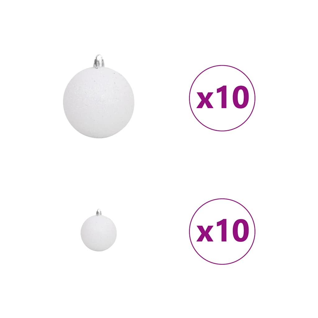 vidaXL Sztuczna choinka z podstawą Zielony 210 cm PVC, plastik i stal