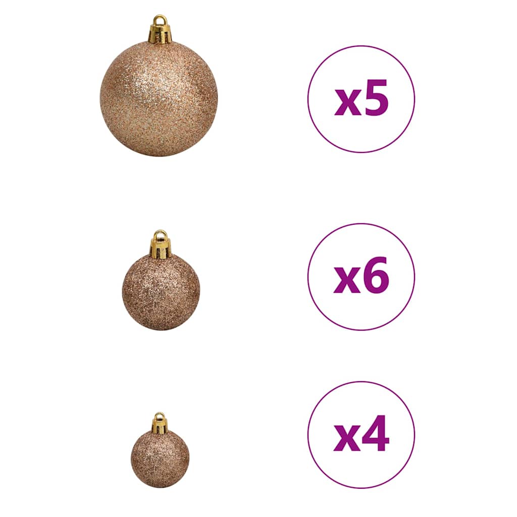 vidaXL Sztuczne smukłe drzewo bożonarodzeniowe Zielony i Biały 150 cm