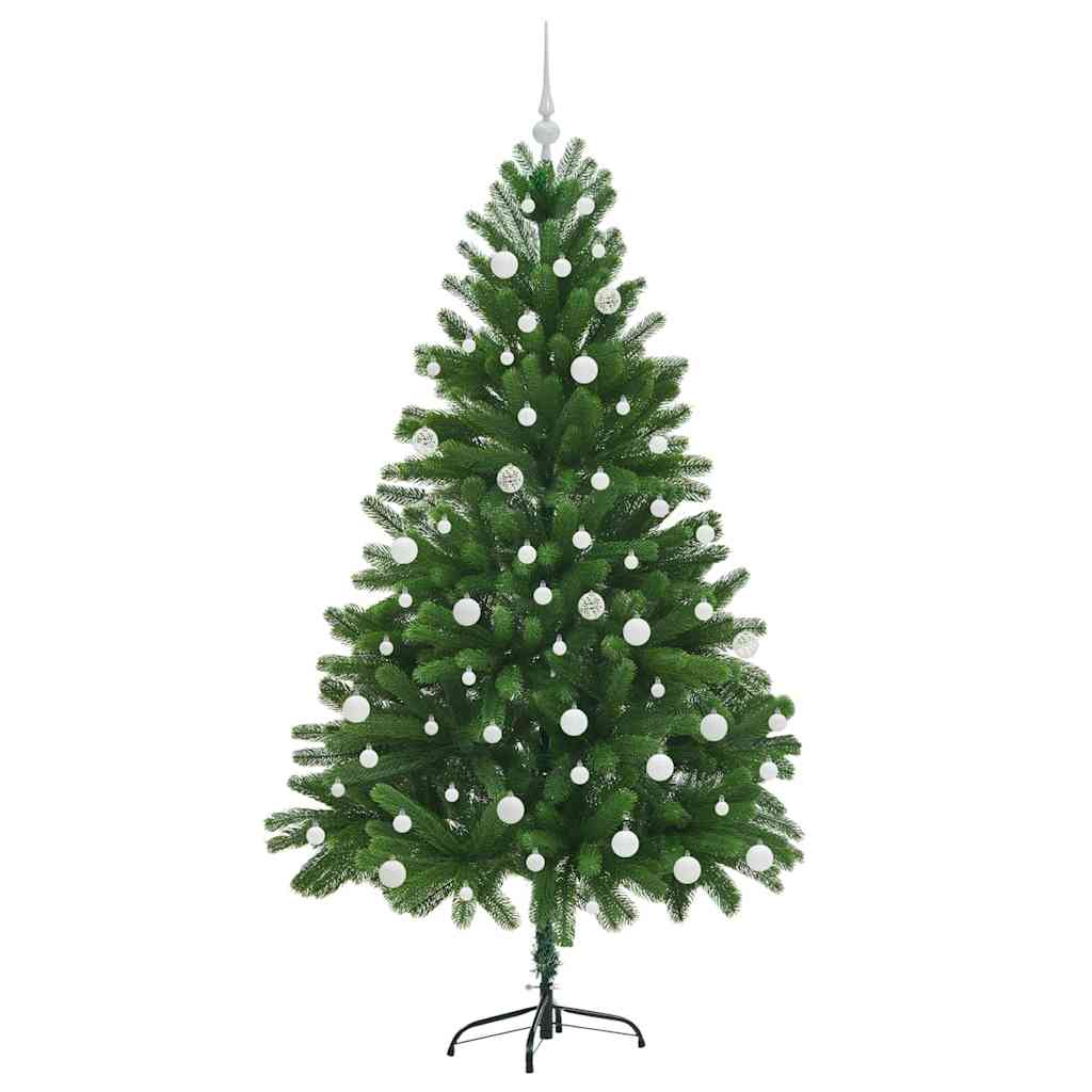 vidaXL Choinka z 300 diodami LED z podstawą Zielony 180 cm PE