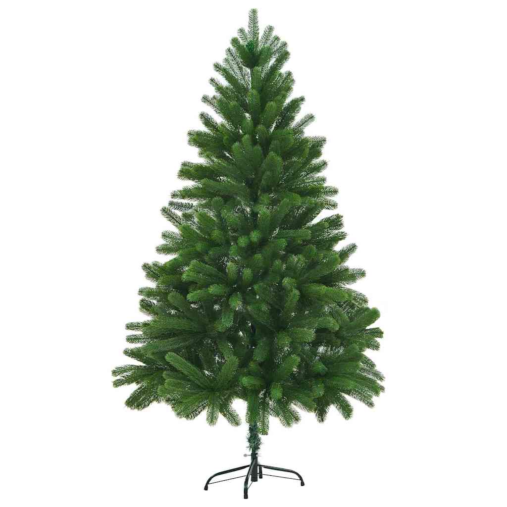 vidaXL Choinka z 300 diodami LED z podstawą Zielony 210 cm PE