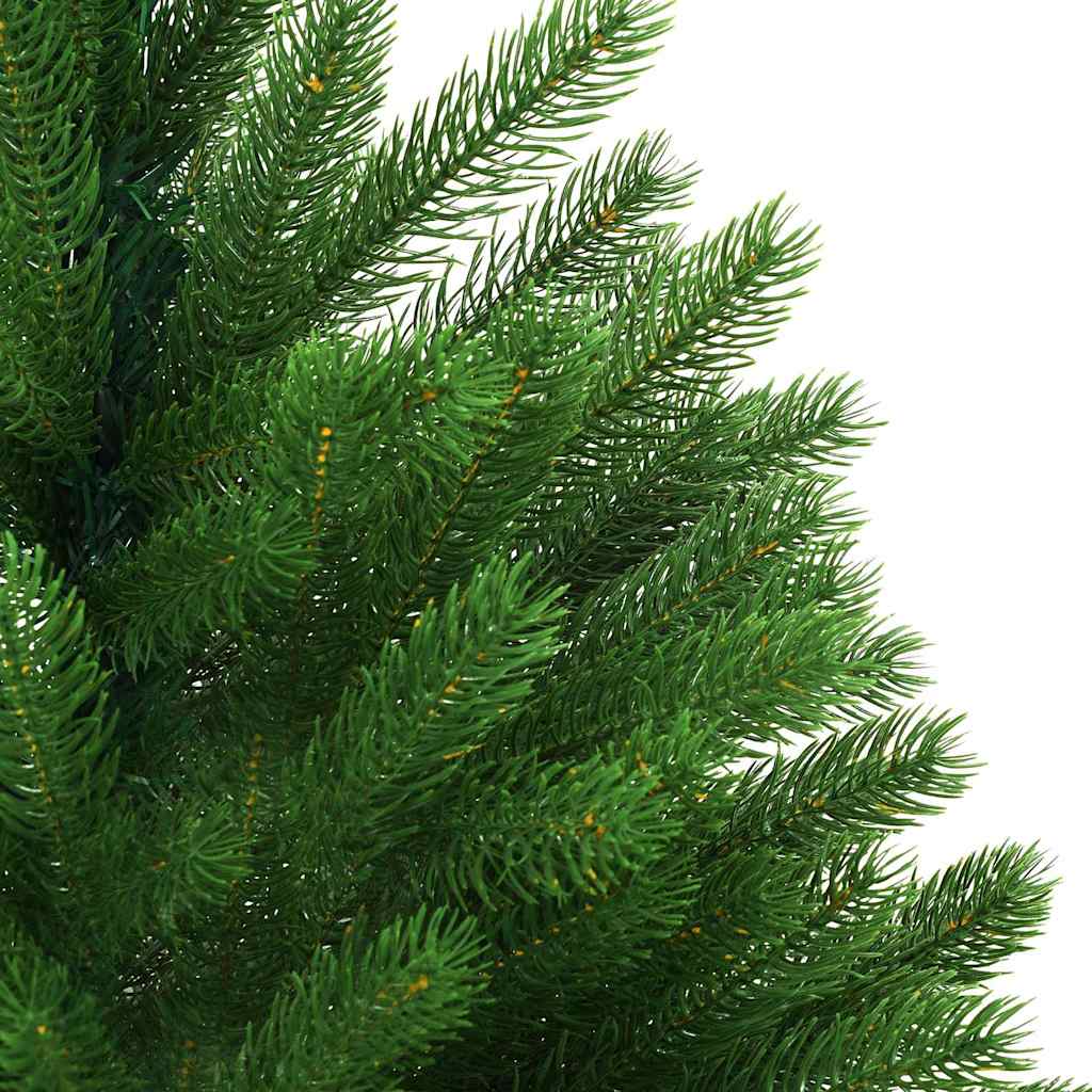vidaXL Choinka z 300 diodami LED z podstawą Zielony 240 cm PE