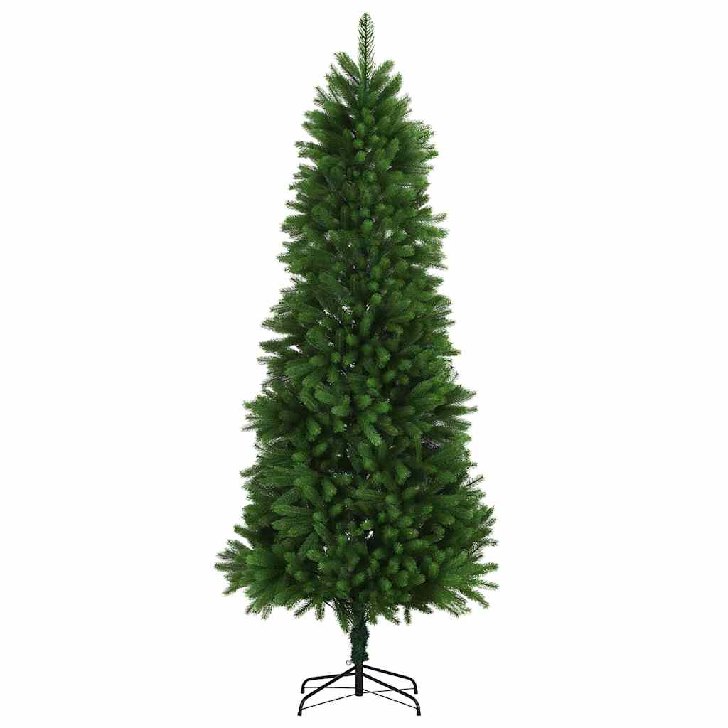 vidaXL Choinka z 300 diodami LED z podstawą Zielony 240 cm PE