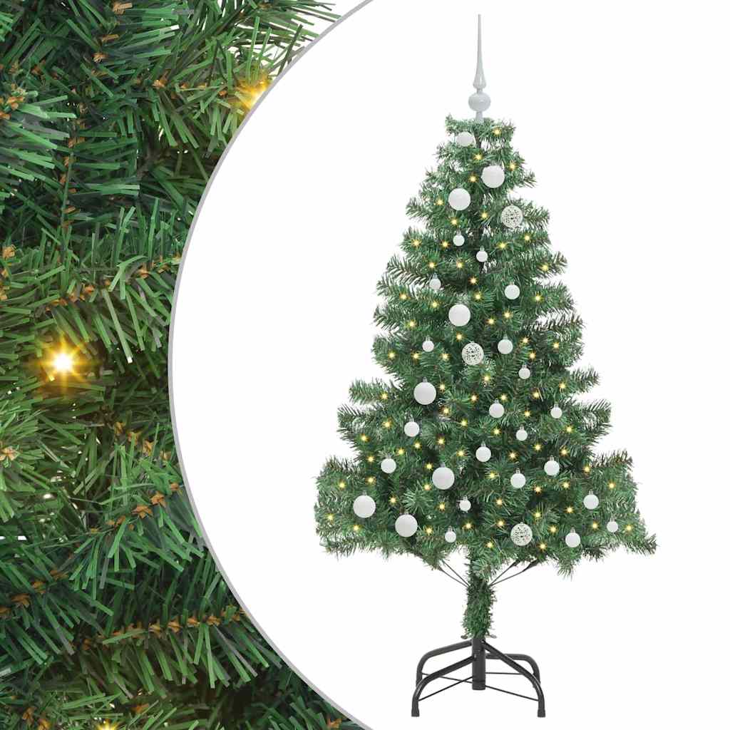 vidaXL Choinka Zielony 150 cm PVC