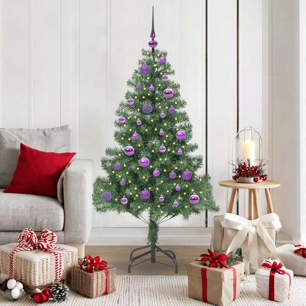vidaXL Choinka Zielony 150 cm PVC