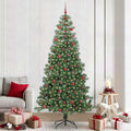 vidaXL Choinka Zielony 240 cm PVC