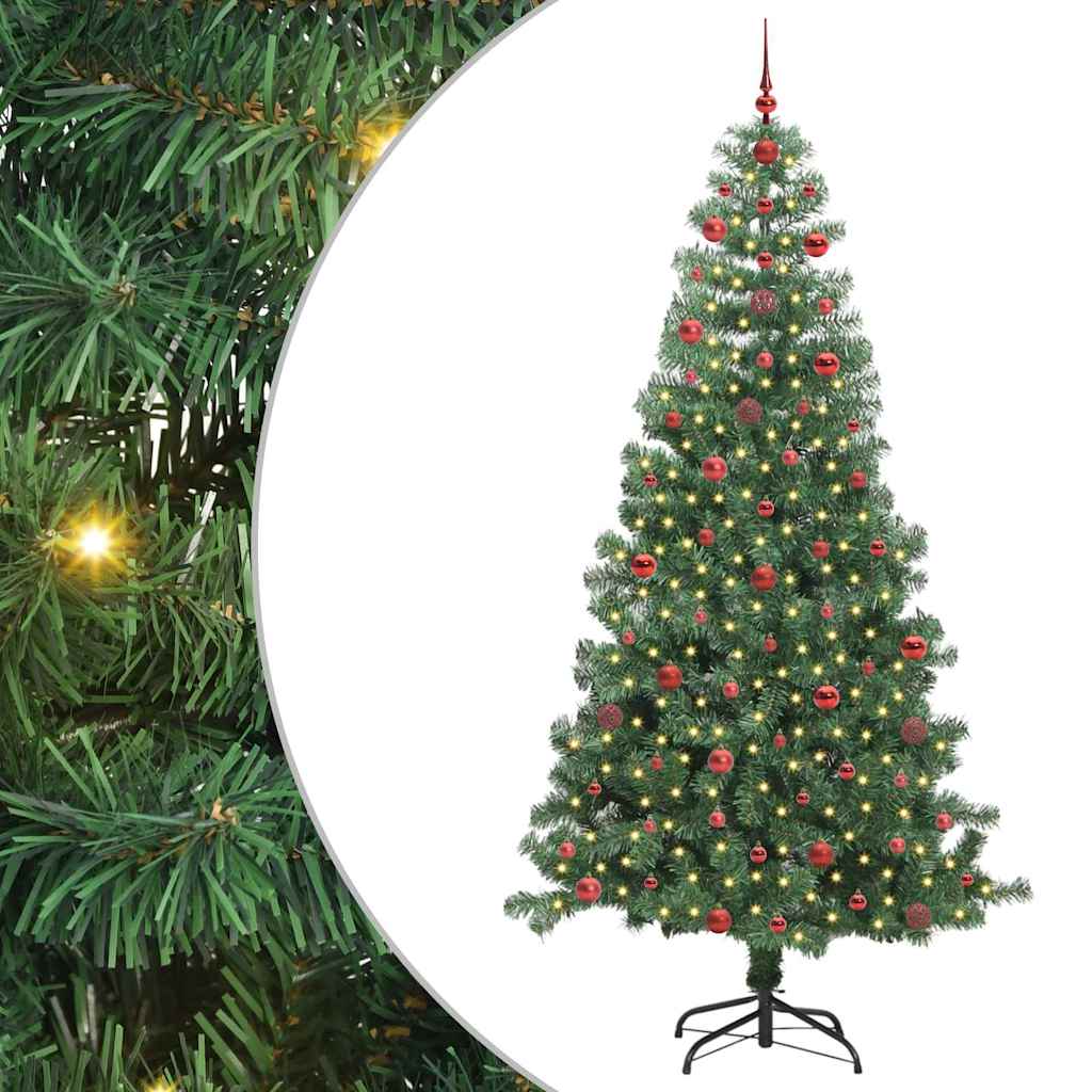 vidaXL Choinka Zielony 240 cm PVC