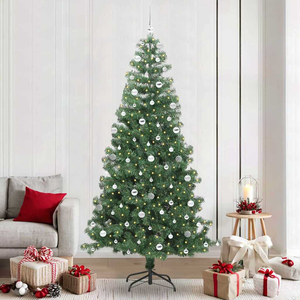 vidaXL Choinka Zielony 240 cm PVC