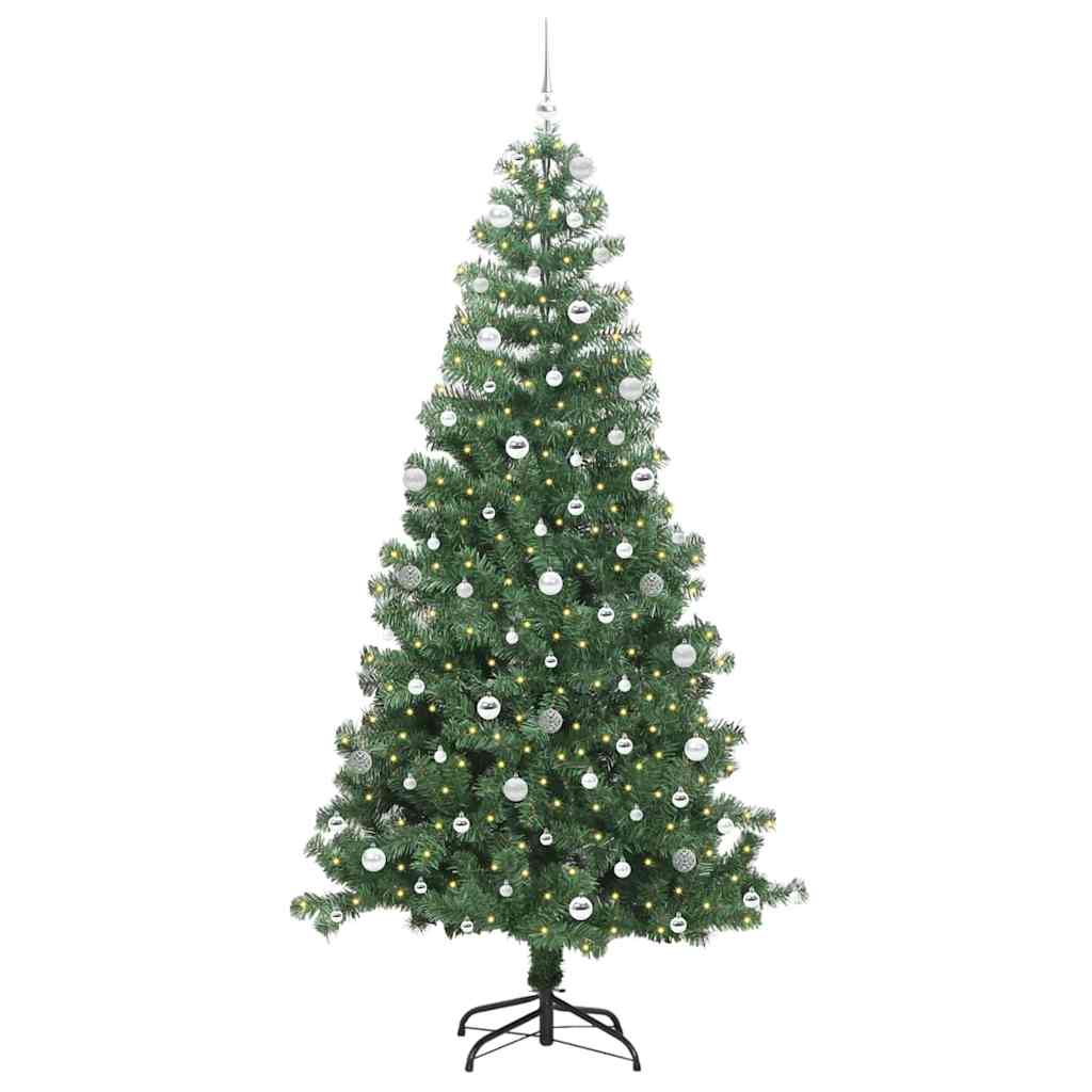 vidaXL Choinka Zielony 240 cm PVC