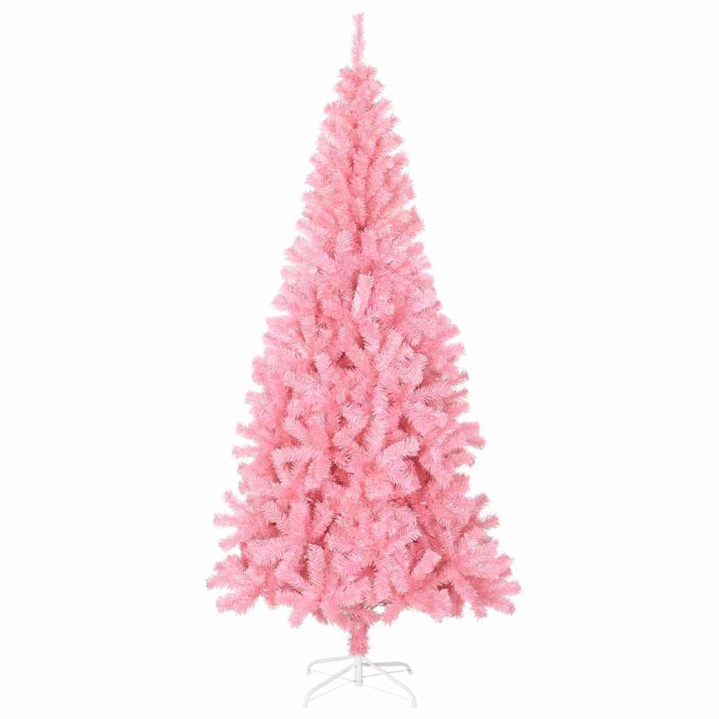 vidaXL Choinka Różowy 180 cm PVC
