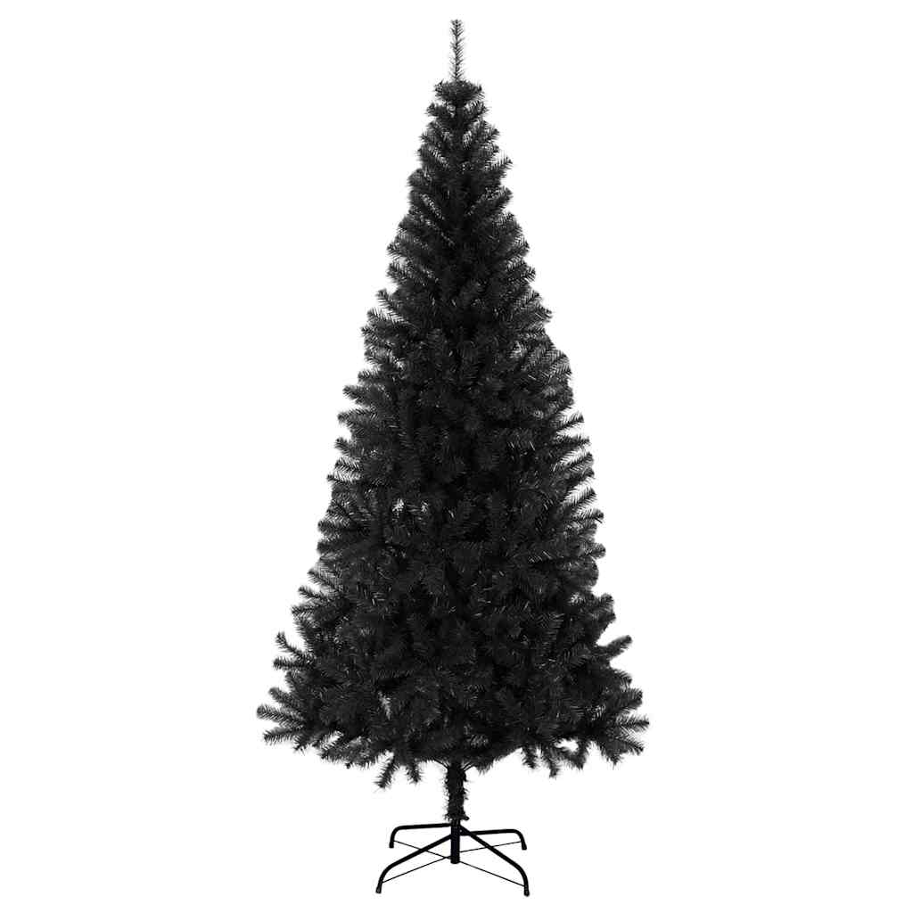 vidaXL Choinka Czarny 240 cm PVC