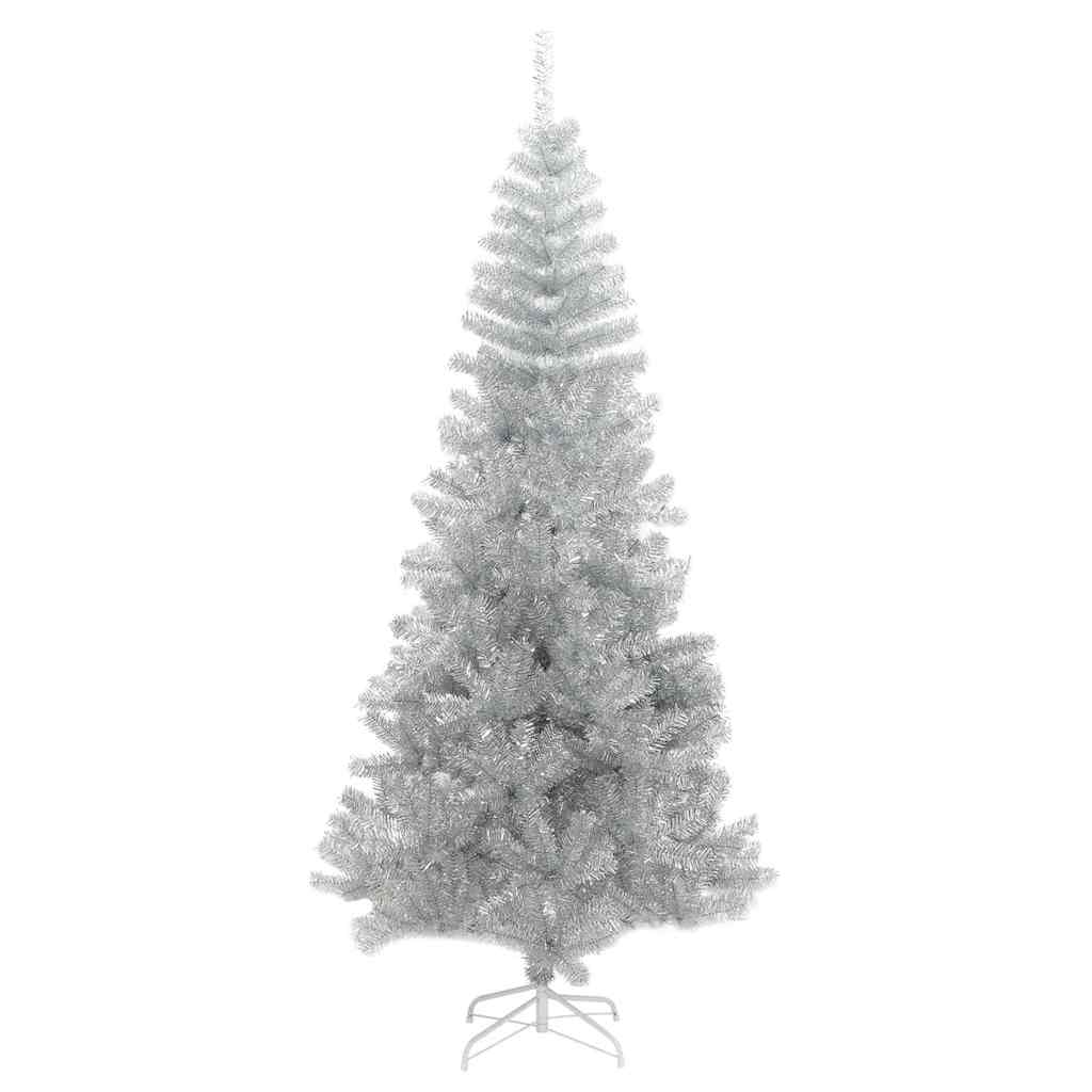 vidaXL Choinka Srebrny 210 cm PET