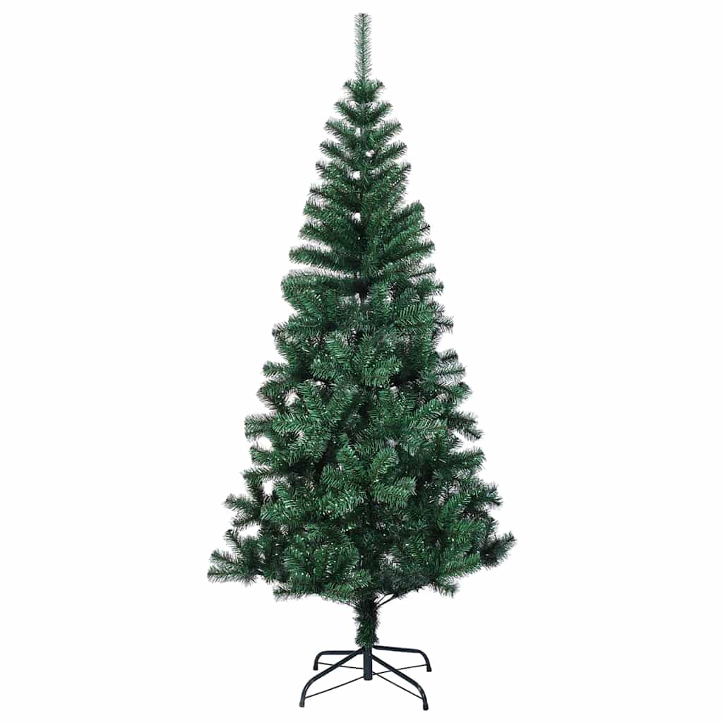 vidaXL Sztuczna choinka z oświetleniem na Boże Narodzenie 210 cm