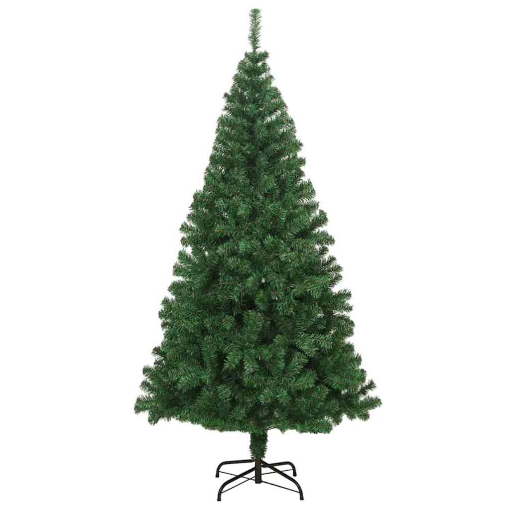 vidaXL Sztuczna choinka z podstawą Zielony 180 cm PVC i Stal i Plastik