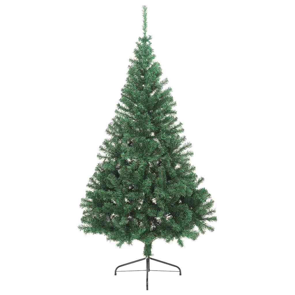 vidaXL Sztuczna choinka z oświetleniem na Boże Narodzenie 240 cm PVC