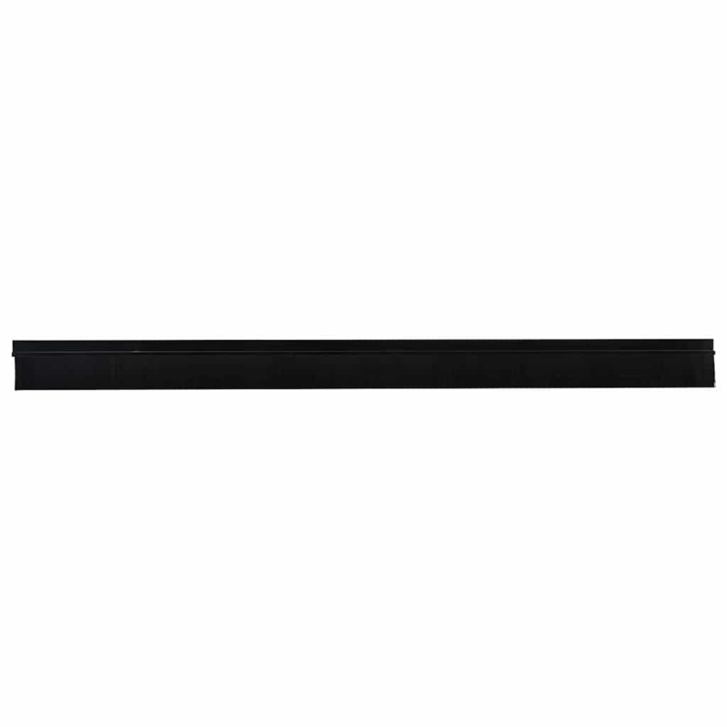 vidaXL Szczotki uszczelniające do drzwi samoprzylepne 6 pcs Czarny