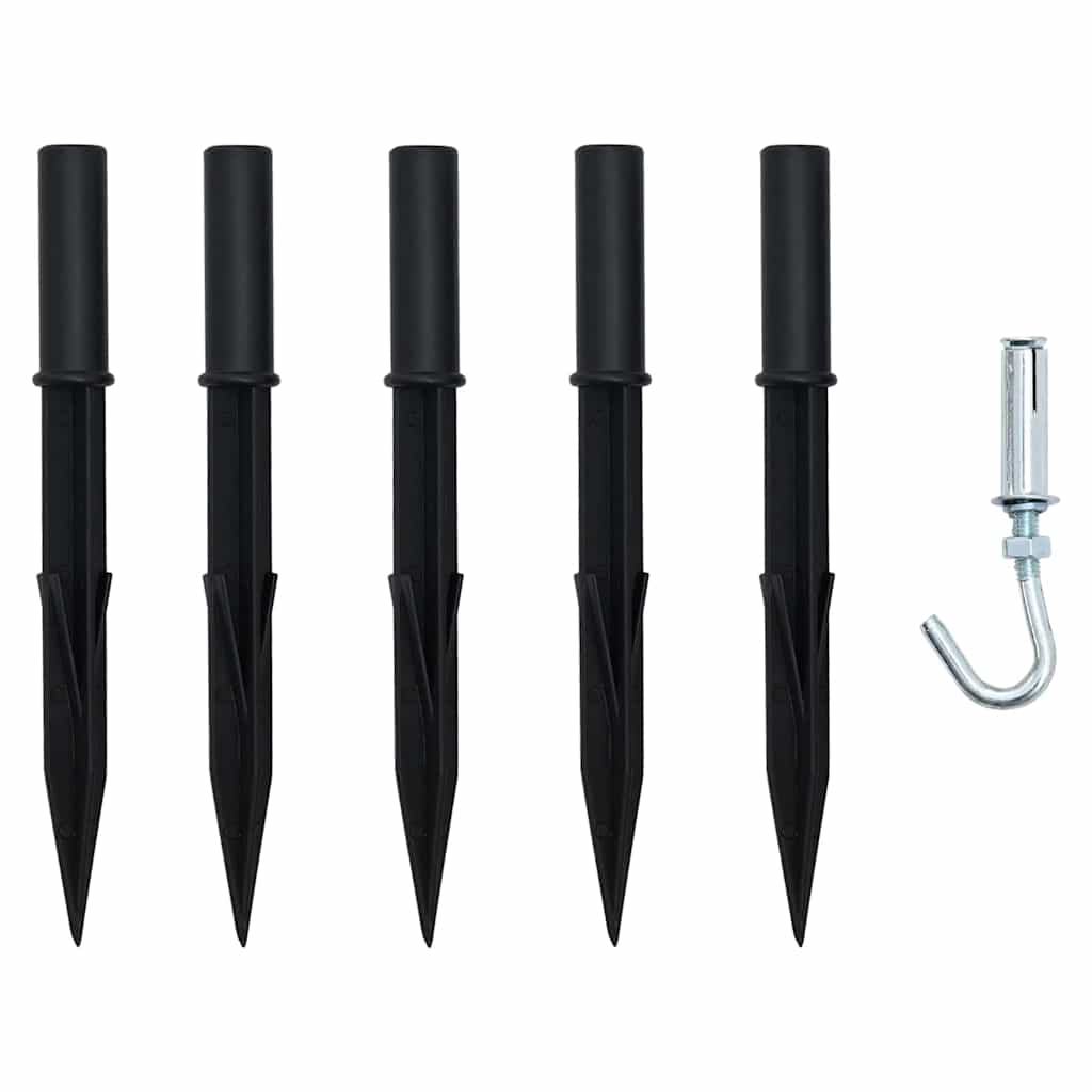 vidaXL Ledowa Choinka Bożonarodzeniowa z Kolcami do Ziemi 511 cm Metal