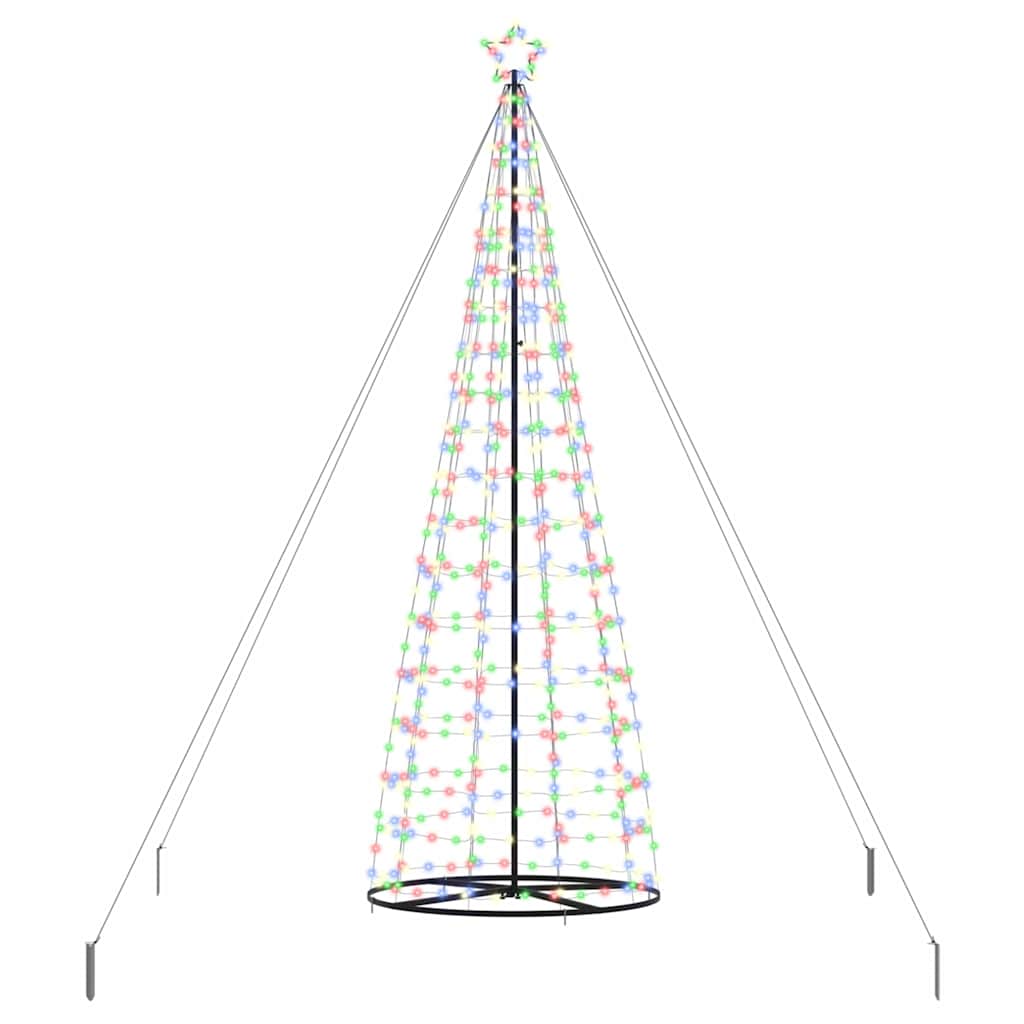 vidaXL Choinka świąteczna LED EKENAS 400 cm 800 LED Wielokolorowy Stal