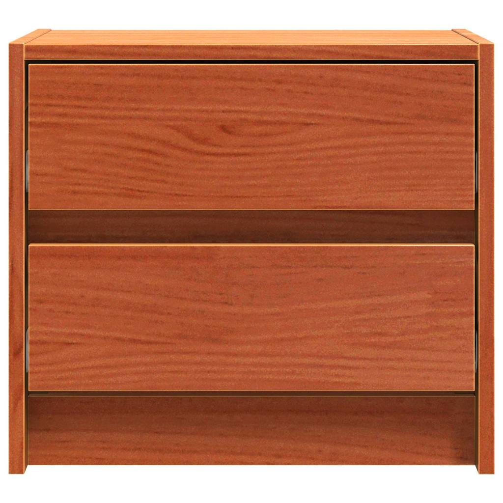 vidaXL Szafki nocne Woskowy Brąz 40 x 30.5 x 35.5 cm Drewno sosnowe
