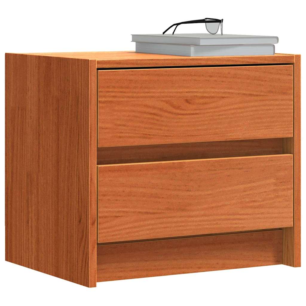 vidaXL Szafki nocne Woskowy Brąz 40 x 30.5 x 35.5 cm Drewno sosnowe